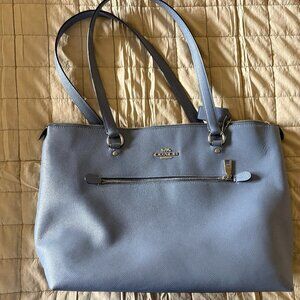 Blue Coach Tote Bag